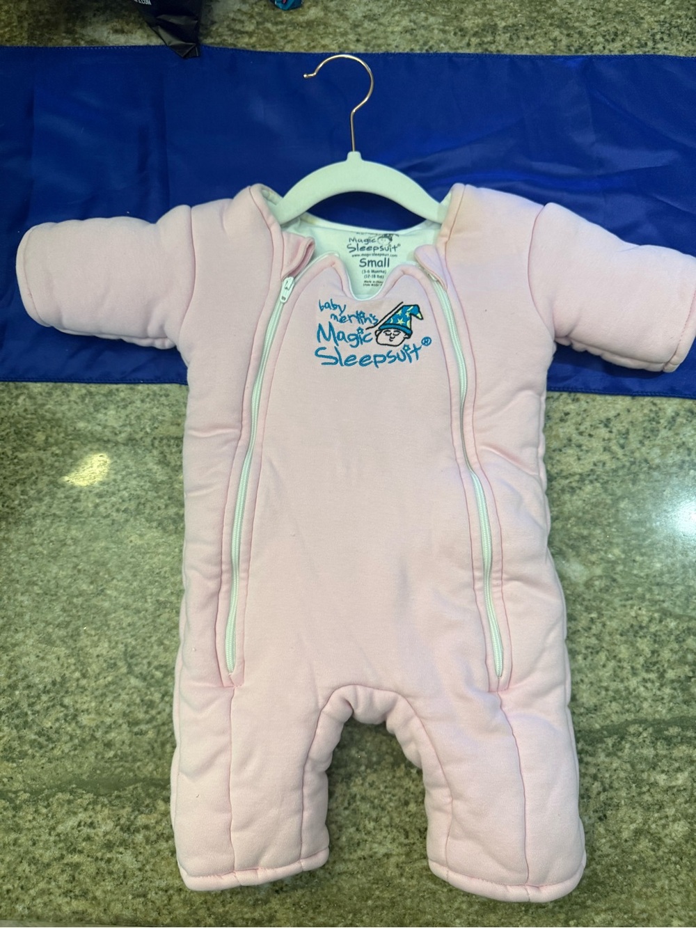 Magic Merlin - Small Pink Sleep Suit